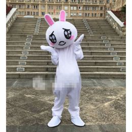 Mascot Costumes Mascot Costumes Halloween Christmas Rabbit Mascotte Cartoon Plush Fancy Dress Mascot Costume JKX