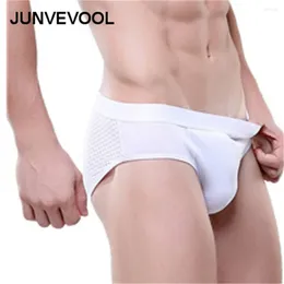 Underpants Briefs Man Underwear Men's Hallow Mesh Sexy Short Men Super Breathable Homme Wear Pants For Mens Brief Shorts