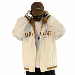 2022 Men's Baseball Jacket Unisex Outer Streetwear Baseball Jacket hooded fi brand mens clothing hip hop mens jackets 3XL 66F3#