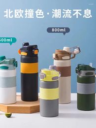 Water Bottles High Appearance Cup Household Large Capacity 316 Stainless Steel Insulation Simple And Portable Outdoor