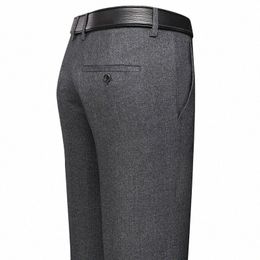 new Autumn Men Suit Pants Classic Style Solid Formal Busin Pants Straight Suit Trousers Mens Office Smart Casual Pants Man t3qa#