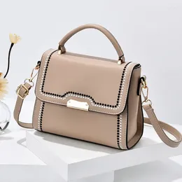 Shoulder Bags Net Red Fashion All-match Women's One-shoulder Small Square Bag 2024 Spring Messenger Handbag Women