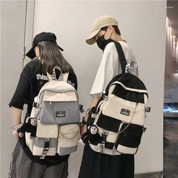 Backpack Korean Schoolbag Student Large Capacity Fashion Boy Girl Lover Computer Bag School
