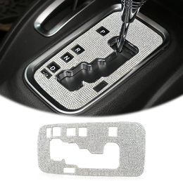 TheseGear Shift Box Cover Trim Sticker feature attractive rhinestones that sparkle in sunlight or luminous reflections to make your car look more lovely