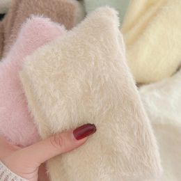 Women Socks 4 Pairs Cute Mink Velvet Coral Velvetfor Girls Autumn And Winter Elastic Thicken Thermal Sleep Plush Hairy