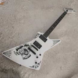 High quality ESSP shaped electric guitar, goose type, piano considerate painting, painting, beautiful guitar, in stock, fast shipping