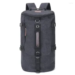 Backpack High Quality Large Capacity Rucksack Man Travel Duffle Bag Male Luggage Canvas Bucket Shoulder Bags Men Outdoor Hiking