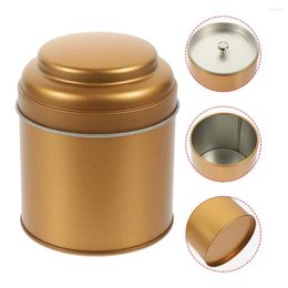 Storage Bottles 6 Pcs Coffee Bean Canister Tinplate Tea Container Snack Holder Metal Iron Candy