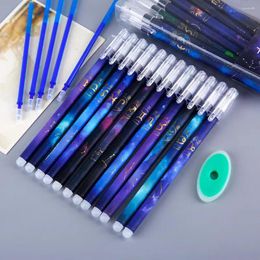 84Pcs Constellation Erasable Gel Pens For School Office Writing Tools Kawaii Neutral Pen Stationery Gift 0.5mm Black Blue Ink