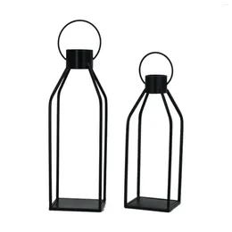 Candle Holders Lantern Ornament Hanging Metal Candleholder For Parties Porch Wedding