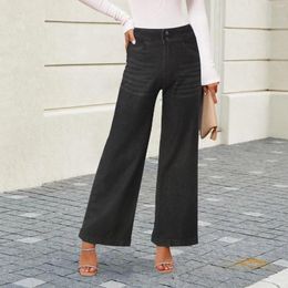 Women's Jeans 2024 Wide Leg Loose Straight Denim Trousers Pants For Women Vintage High Waist Baggy Mom Pantalones Palazzo