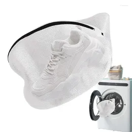 Laundry Bags Shoes Bag Mesh Cleaning For Sneakers With Zipper Bras Socks