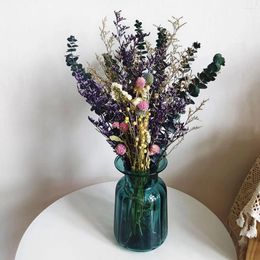 Decorative Flowers Dried Lavender Wide Eco-friendly For Long-lasting Durability Realistic Appearance Elegant Eucalyptus