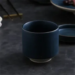 Cups Saucers European Style Ceramic Coffee Cup Porcelain Green Glaze Office Teacup Creative Simple Breakfast Water Mug Drinkware