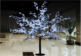 LED Cherry Blossom Tree Lamp 15182025 Meters High Simulation Natural Trunk Wedding Decoration Lighting Garden Decoration2458165