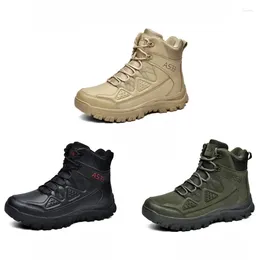 Fitness Shoes Men's Military Tactical Boot Army Hunting Trekking Camping Outdoor Combat Boots Men Big Size Safety Motocycle