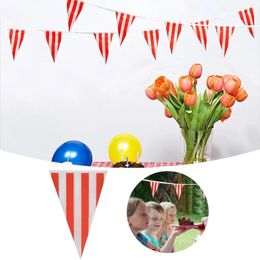 Party Decoration Carnival Circus Decorations Supplies Bunting Banner Red And White Pennant Two Fast 260s Balloons