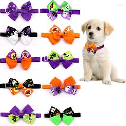 Dog Apparel 50pcs Pet Collar Bow Tie Halloween Band Puppy Necktie Product Supplier