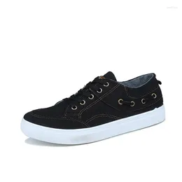 Walking Shoes Canvas Men Footwear Low Casual Elastic All Help Classic Couple Cloth Level Students Leisure Flattie Board