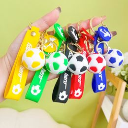 2024 Hot Sale Wholesale Creative World Cup simulation football Backpack Pendant Key Ring Pendant Schoolbag Decoration Gifts for Kids Friends