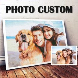 Stitch Private custom Photo Custom Make Your Own 5D DIY Diamond Painting Diamond Mosaic Full Diamond Rhinestone Embroidery Family Decor