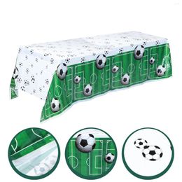 Table Cloth Football Tablecloth Baseball Party Decoration Ornament Rectangle Accessories Birthday Decorations Tablecloths