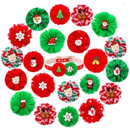 Dog Apparel 60pcs Slidable Pet Accessories Christmas Bow Tie Collar Small Bowties For Supplies