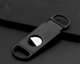 Pocket Plastic Stainless Steel Metal Double Blades Cigar Cutter Knife Scissors Tobacco smoking Tools Accessories Pipes Oil Rigs7374086