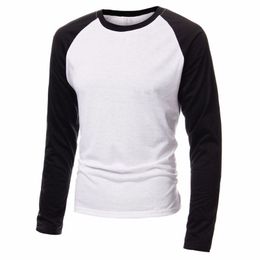 2020 Spring Brand Clothing Men's Long Sleeve Round Neck T-shirts Casual Baseball Tshirt Men Raglan Tee Streetwear Plus Size 4XL CY200515 002