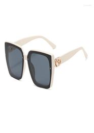 Sunglasses Fashion Vintage Oversized Sun Protection Glasses Female Big Frame UV400 Women Designer Square Ladies5762043