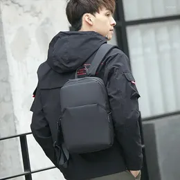 Backpack Casual Mini Men's Brand Design Lightweight Backpacks Men Waterproof Softpacks Simple Solid Travel Small Bags