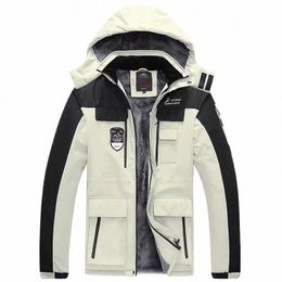 winter Warm Thick Waterproof Jackets Men Streetwear Parkas Coats Outwear Windproof Hat Snow Overcoat Men Clothes Plus Size 8XL W4vB#