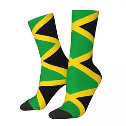 Men's Socks Male Men Casual Flag Of Jamaica Sock Sport Women Spring Summer Autumn Winter