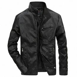 good Quality Brand Motorcycle Leather Jackets Men 2023 Warm Patchwork Military Jacket Baseball Collar Pilot Leather Jacket Coats x6gn#