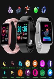 Y68 D20 Bluetooth Smart Watch Waterproof Wristbands Sport Fitness Tracker Bracelet Blood Pressure Oxygen Heart Rate Monitor For IO1839359