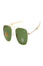 2018 New Fashion Army AO Pilot 53mm Sunglasses Brand American Optical Glass Lens Sun Glasses Masculino6895926