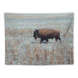 Tapestries Bison Tapestry Wall Art Things To The Room Kawaii Decor