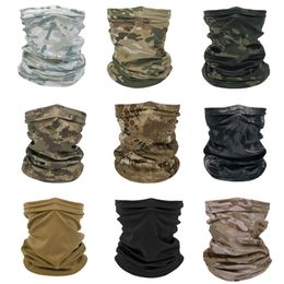 Ice scarf, enthusiast tactical neck cover men's summer outdoor cycling sports, fishing sun protection mask mountaineering head cover thin