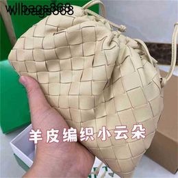Bottegvenetas Pouch Designer Handbags 22 Types of Sheep Skin Woven Cloud Bag Hand-held Dumpling Single Shoulder Messenger Womens Genuine Leather