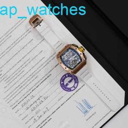 Wristwatches Richardmills Luxury Watches Rm11-03 Men's Watch Satin Matte Titanium Large Calendar Chronograph Month Automatic Mechanical Watch 49.94 x 44.50 Mm FUMC