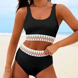 Women's Swimwear Sexy Bikinis 2024 Women High Waisted Brazilian Bikini Set Female Cut Swimsuit Triangle Beach Wear Bathing Suit