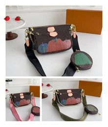 Women bag designer bag Shoulder bags 3pcs set series Handbags Purse Lady Chain Crossbody bag Card holder Wallet