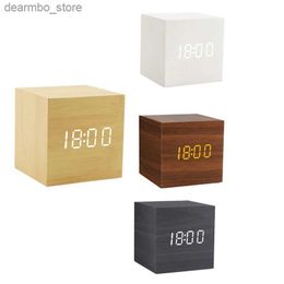 Desk Table Clocks LED alarm clock temperature electronic clock USB/AAA power clock sound control meter clock24327