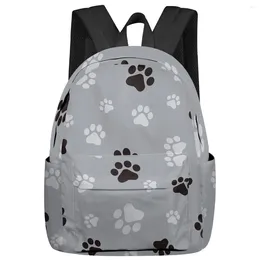 Backpack Dog Black Grey Large Capacity Bookbag Travel Backpacks Schoolbag For Teenager Women Laptop Bags Rucksack