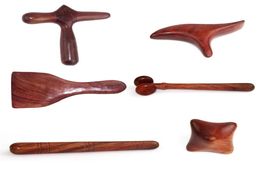 Wooden Massage Stick Set Acupuncture Point Foot Tool Neck Chin Slimming Facelift 2201257509422