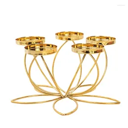Candle Holders Metal Candlestick Holder For Romantic Candlelight Dinner Props Modern Table Decoration Retro Style Bedroom Easy To Use