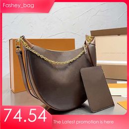 Half Moon Hobo Recycle Designer Underarm Purse Capacity Tote Bag Detachable Zipper Brown Shoulder 35Cm Crossbody Bag