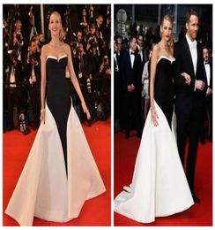 Cannes Film Festival Sweetheart Evening Dresses Special Occasion Dress Formal Gowns Sweep Train Celebrity Party Red Carpet4915578