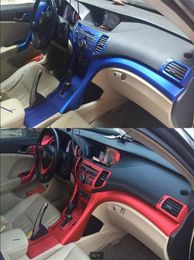 For Honda Accord 8 20092013 Interior Central Control Panel Door Handle 5D Carbon Fiber Stickers Decals Car styling Accessorie2212799
