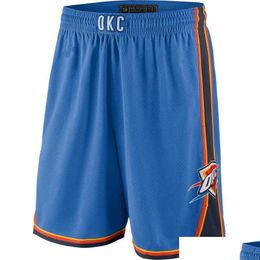 College Basketball Wears 2022 Printed Oklahoma Swingman Pants Shorts Thunders Performance Black277O Drop Delivery Sports Outdoors Athl Otufx